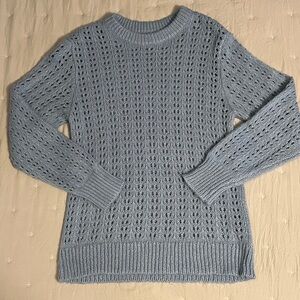Beverly & Beck Eyelet Knit Sweater